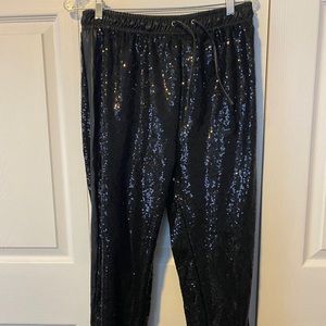 Sequin joggers